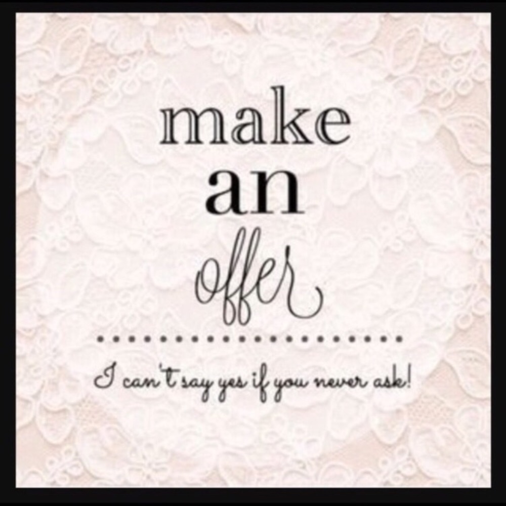 Make an offer, or offer a trade! I ❤️ shopping too